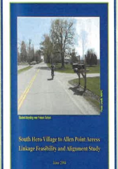 South Hero Village to Allen Point Access Linkage Feasibility and Alignment Study